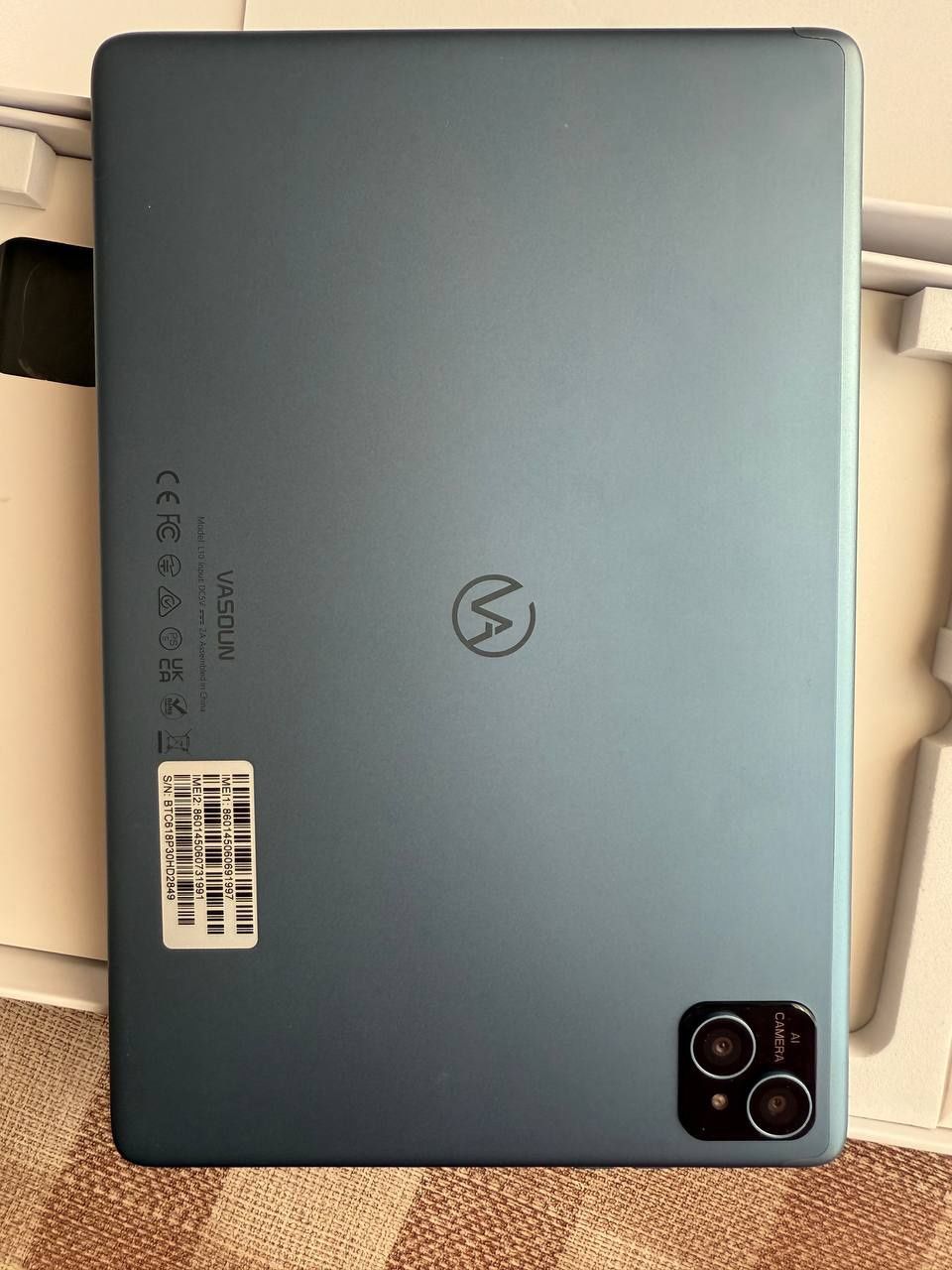 Новий планшет Vasoun 10 дюймів (6+6)/128 Gb.