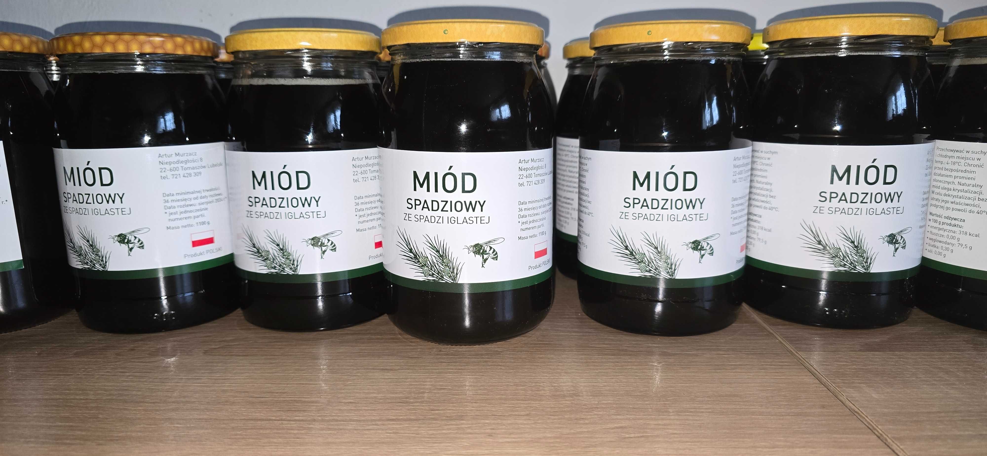 Miód  spadź iglasta