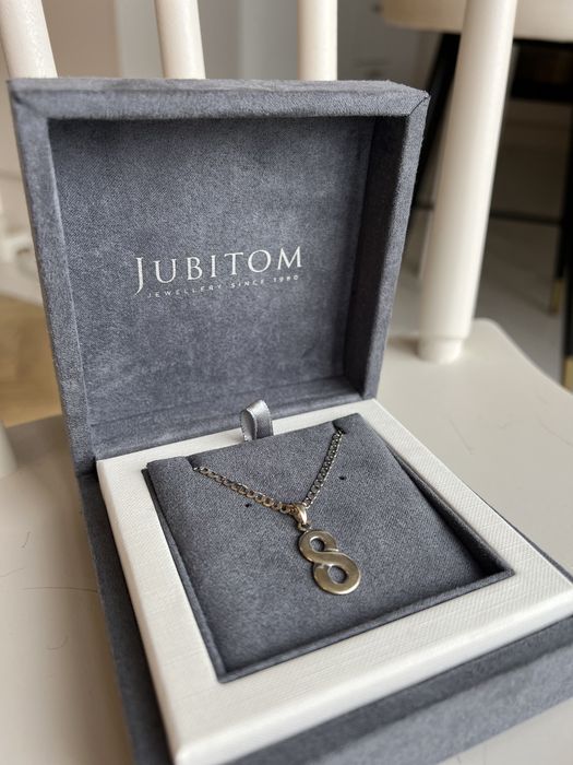 Łańcuszek z białego złota Jubitom i zawieszka robiona na zamówienie 8
