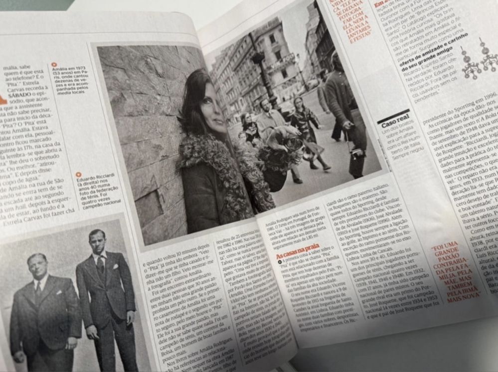 Revista Sábado Amália Rodrigues - junho 2020