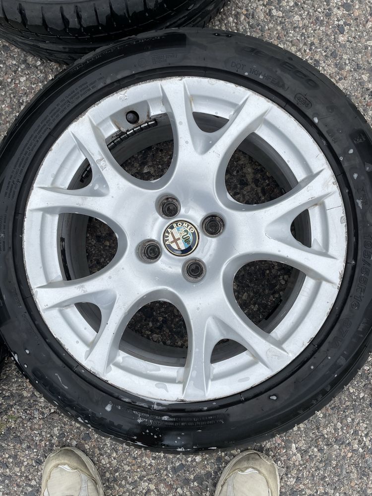 Felgi z oponami ALFA MITO 4x98 16’