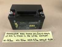 Akumulator Motocyklowy BIKE POWER GEL / 12-10B-4 CT 10B-4, CTZ10-S 12V