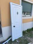 Porta entrada aluminio Branca