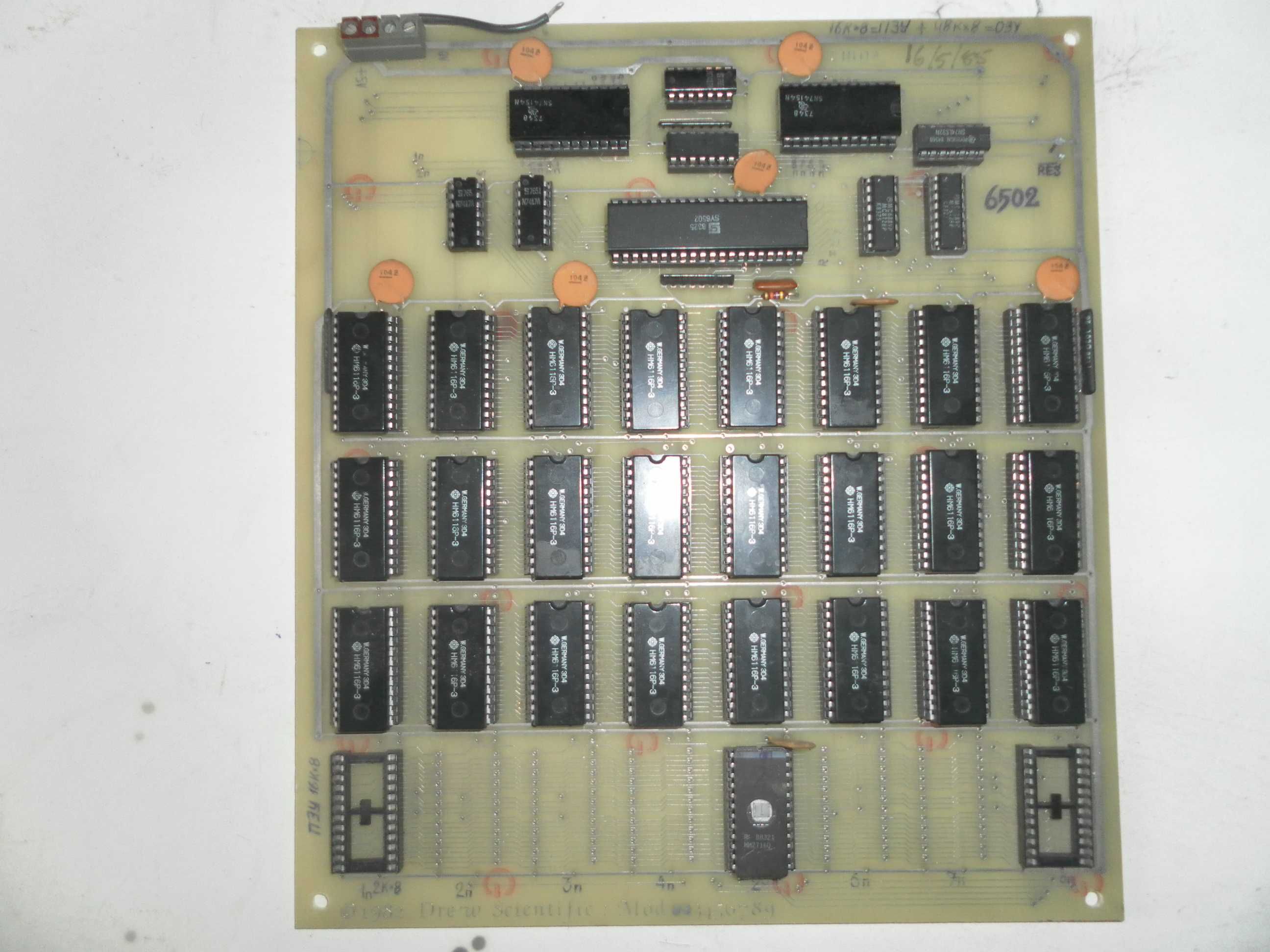 Калькулятор Б3-21, МК-61, видеокарта EGA ЕС1849, плата процессора 6502