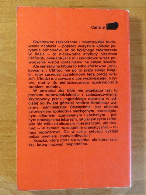 Francis Clifford - Ale Klub nie przebacza