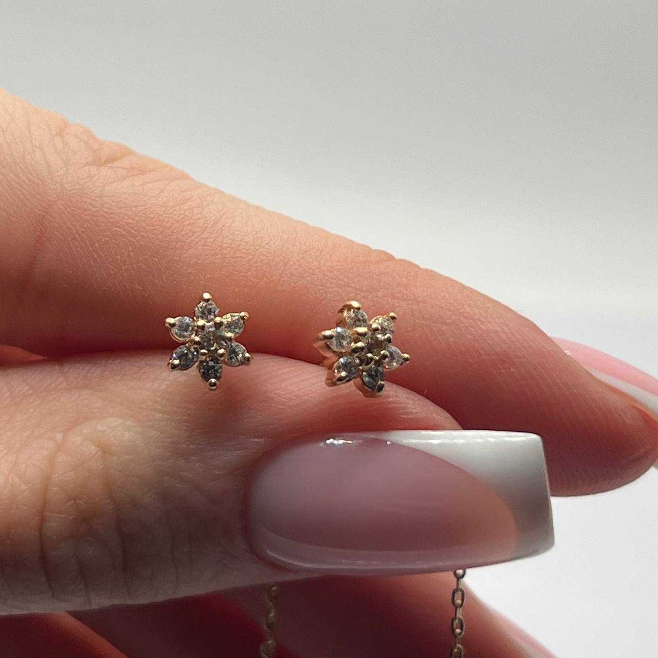 Золоті сережки, вага 1,0 грам Арт. 556 та 1,51 грам Арт. 60