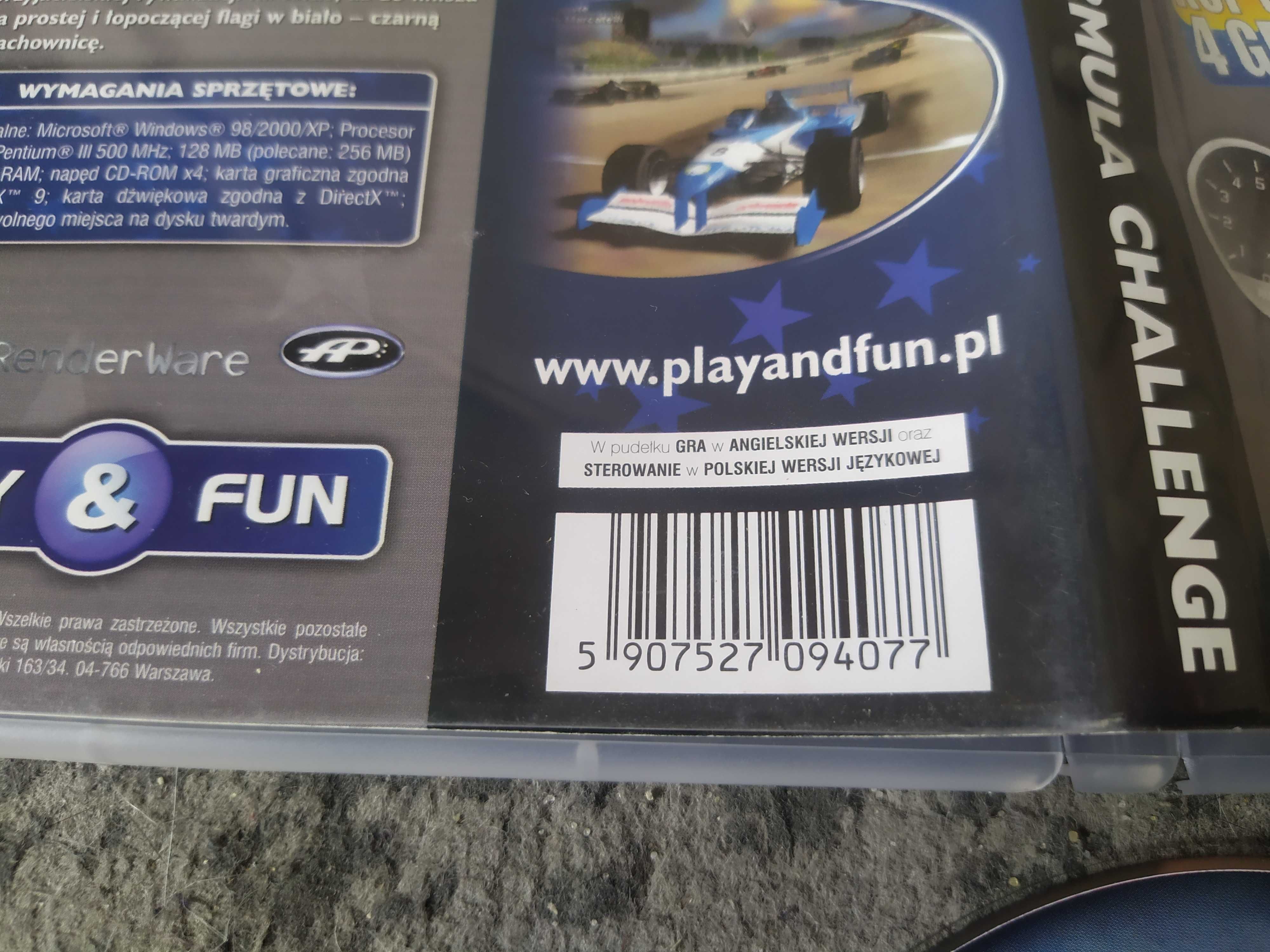 Formula Challenge PC CD