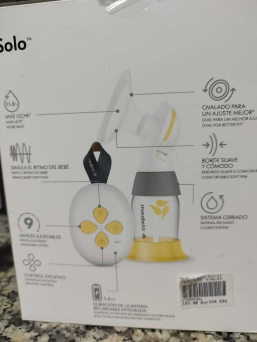 Bomba de leite elétrica da Medela
