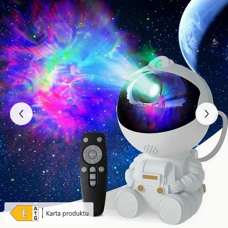 Projektor LED zorza polarna ,zmienny obraz video  HIT