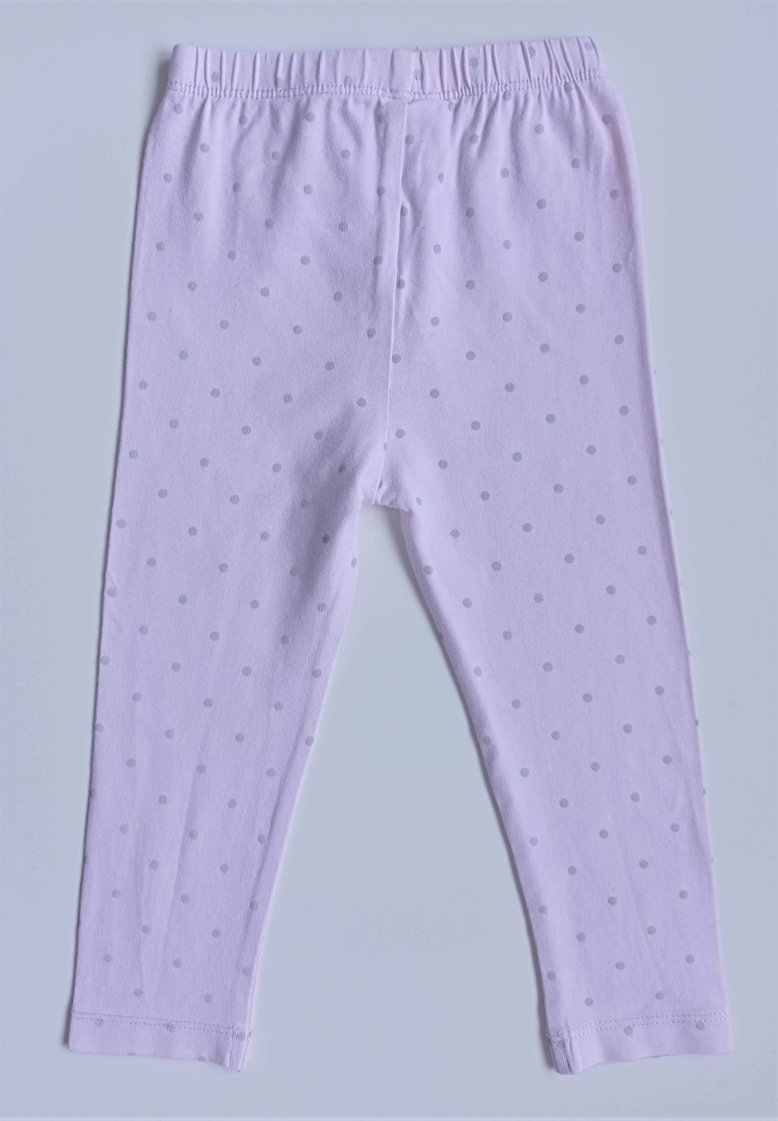 Nowe legginsy getry kokardka kropki TXM Kids 80