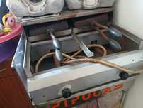 Máquina waffles a gás