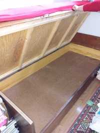 oddam tapczan łóżko drewniany pojedynczy z pojemnikiem na pościel