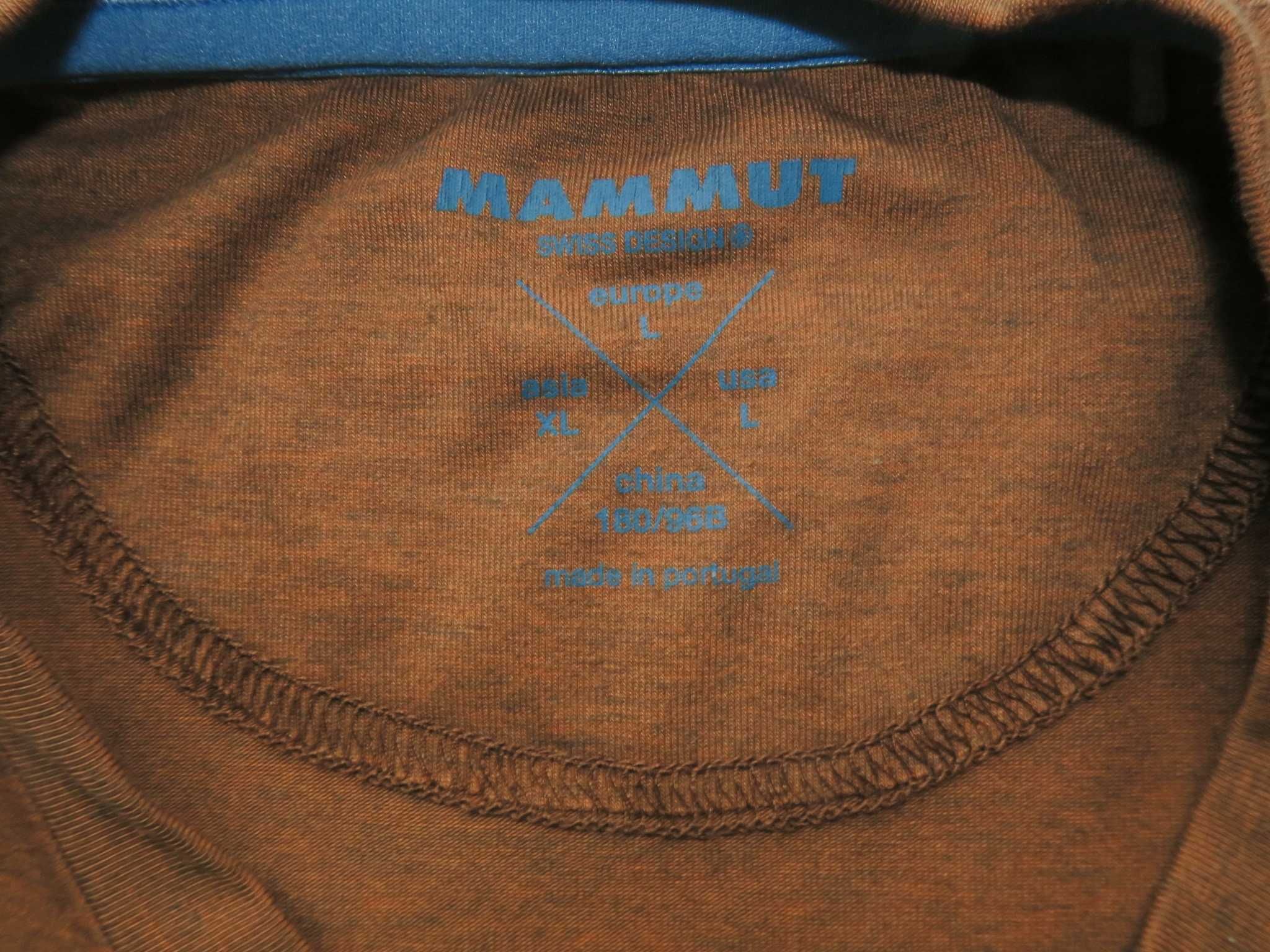 Mammut koszulka z duzym logo t-shirt L