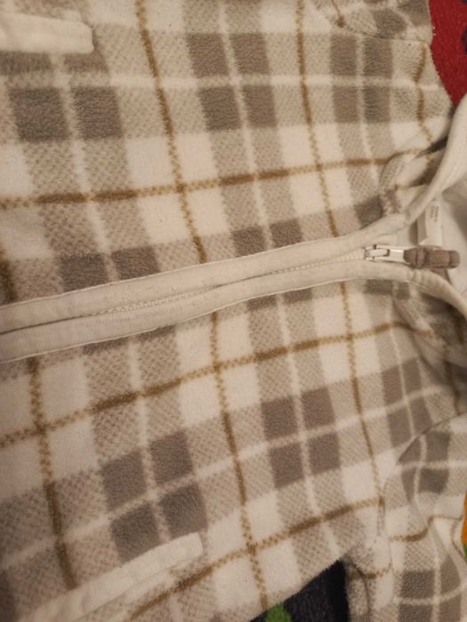 Bluza polar w kratę, h&m , 62