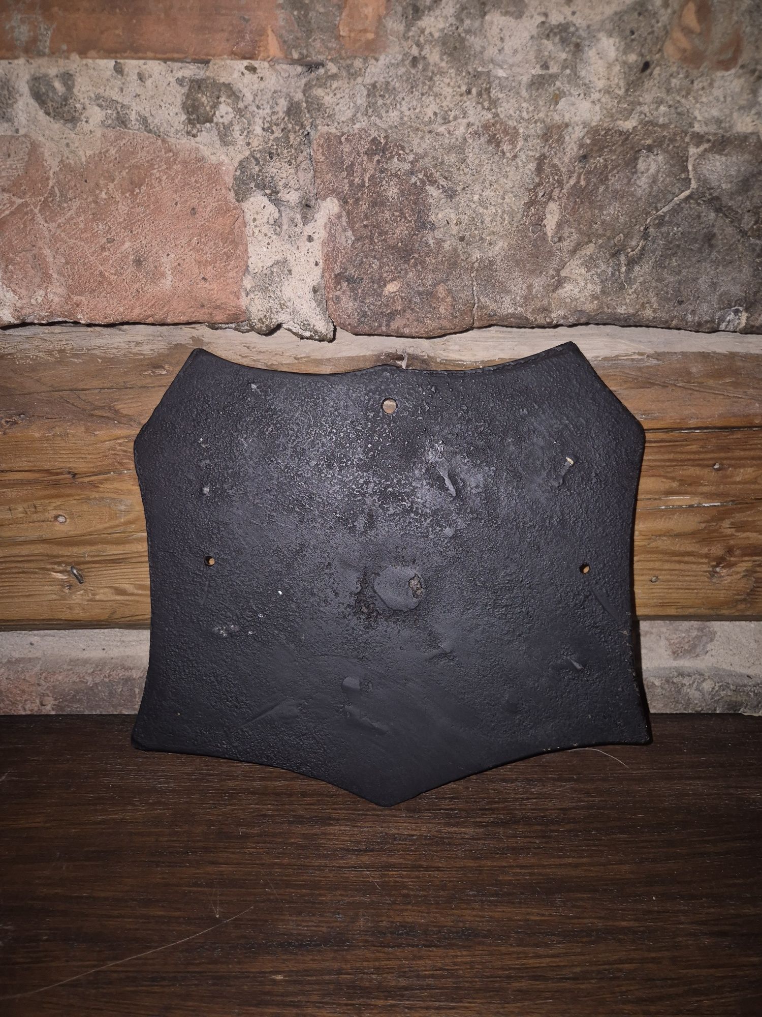 Żeliwna tabliczka kolejowa 36 - PRL, vintage,  loft