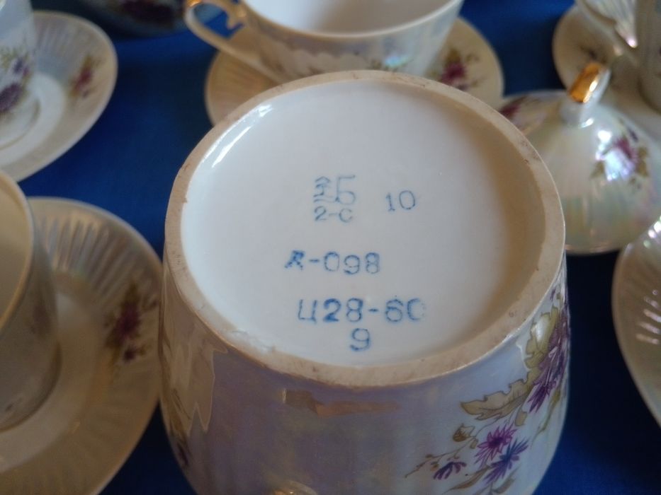 Фарфоровый чайный сервиз Барановка