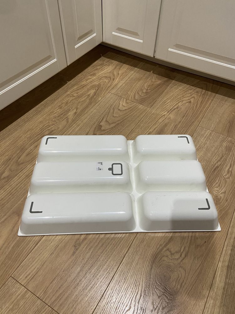 Wkład organizer do szuflad kuchennych do kuchni Ikea biały