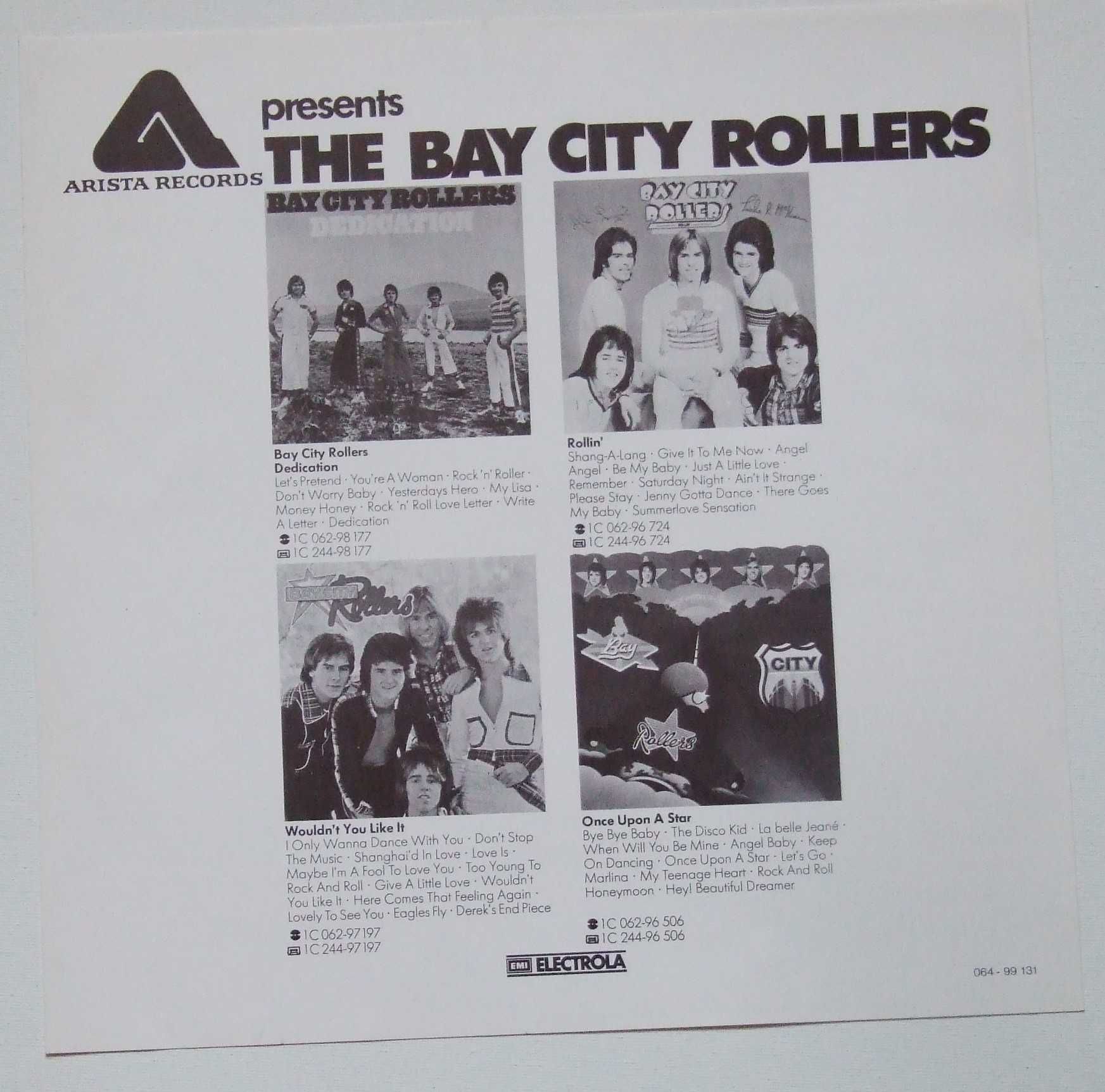 Bay City Rollers – It's A Game, GER, EX, LP