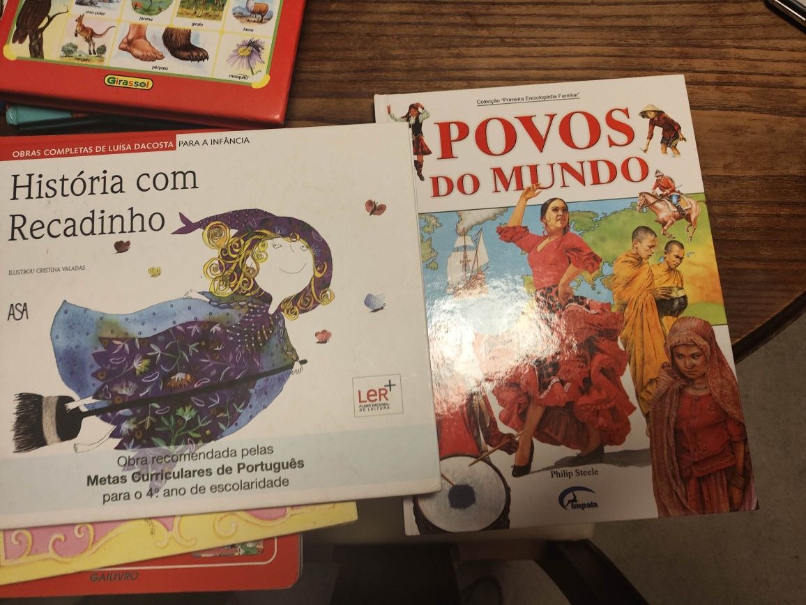 Vários Livros infantis e pedagógicos Estrumpfes a Estrumpfina