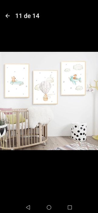 Quadros Grandes Bebé/Criança