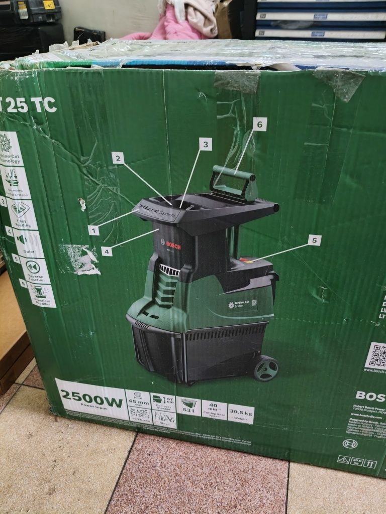 Bosch rozdrabniacz axt 25 tc rębak 45mm 2024r