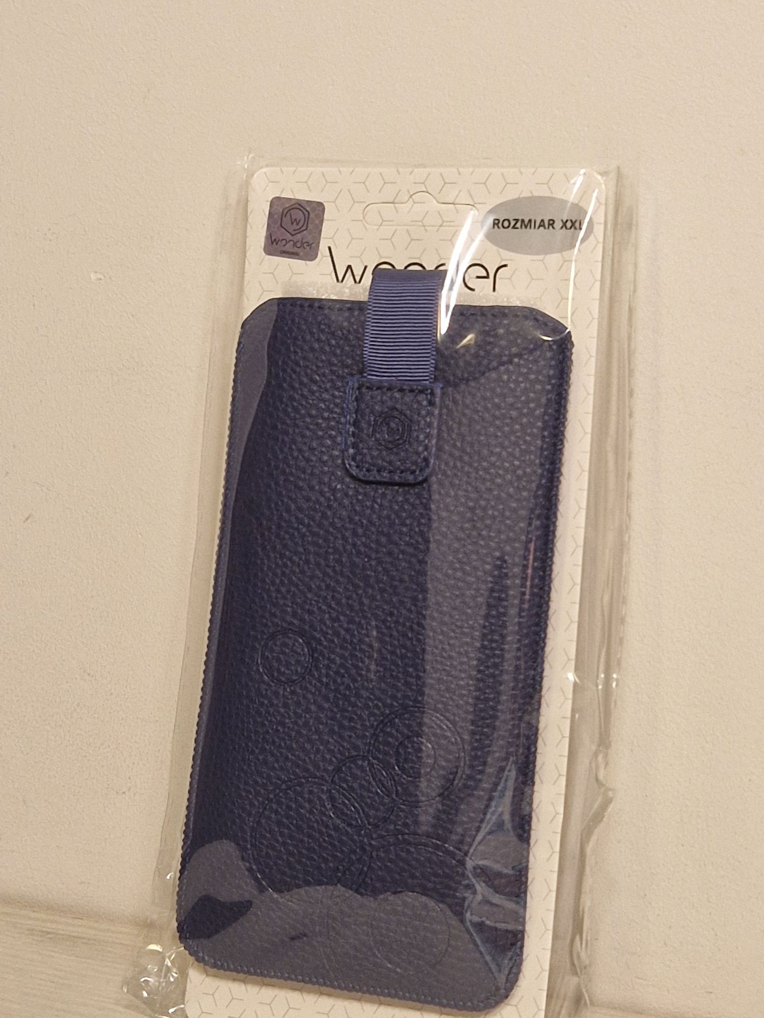 Kieszonka WONDER Deko (ROZMIAR XXL) do Samsung S22 ultra granatowa