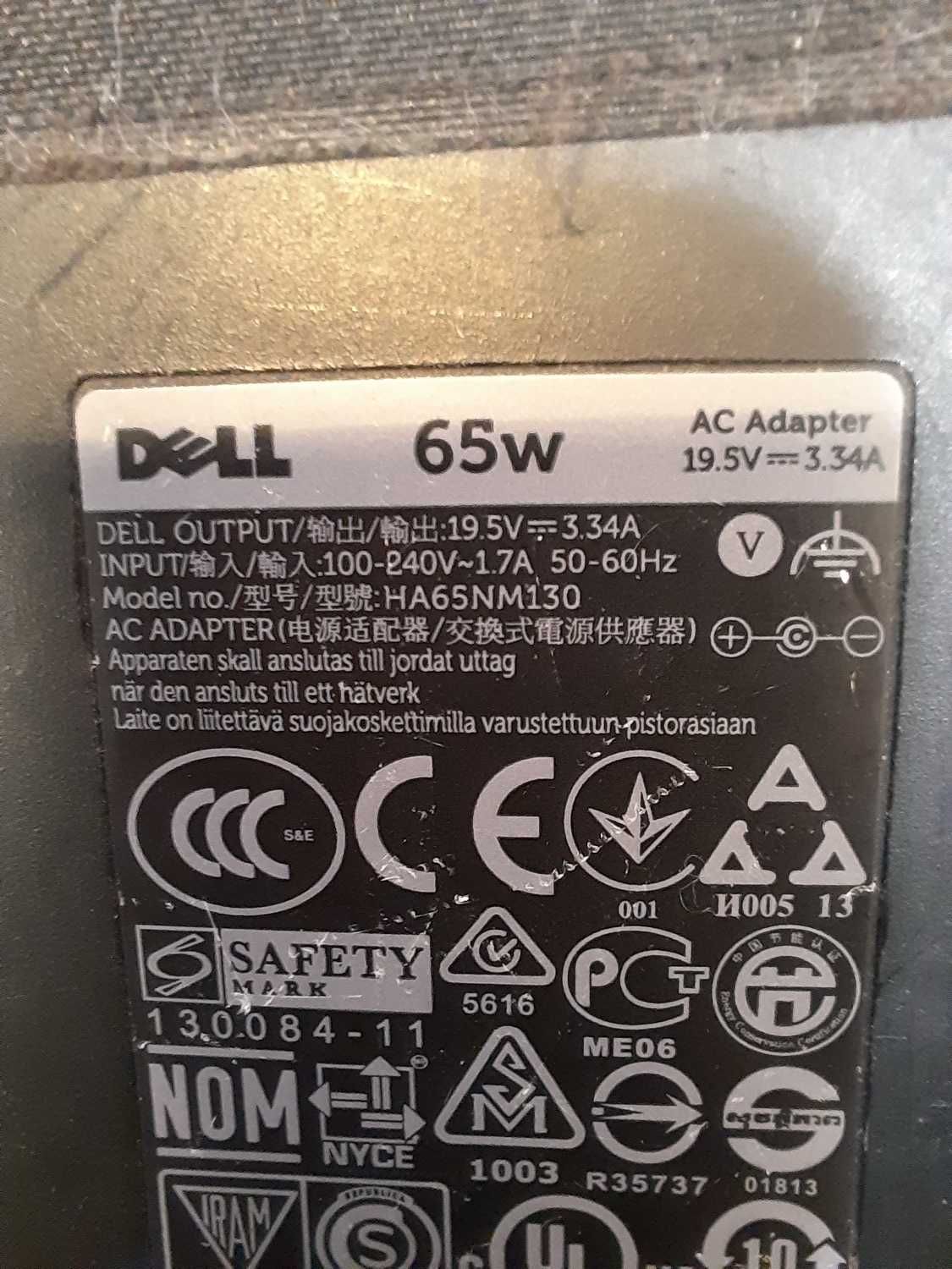 Блок питания Dell на 65Wt. оригинал/E7440 – разборка/запчасти