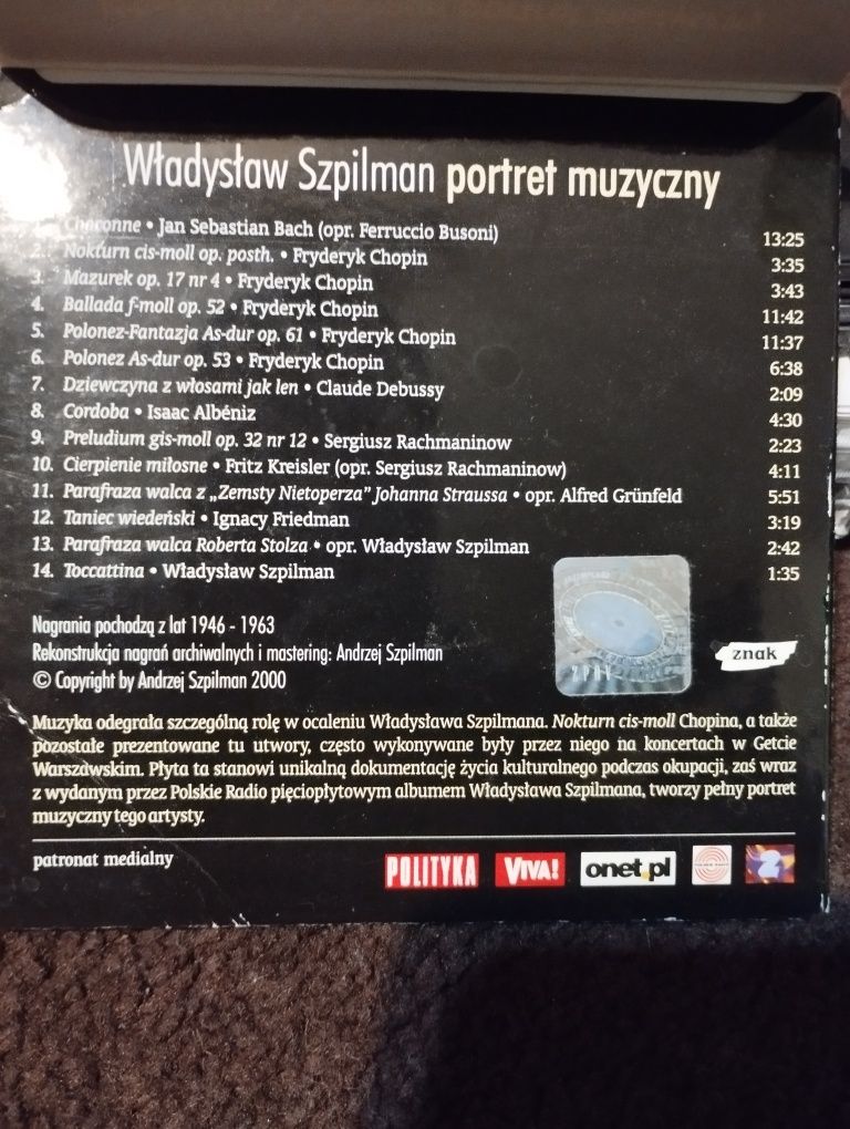 Władysław Szpilman - Portret muzyczny CD