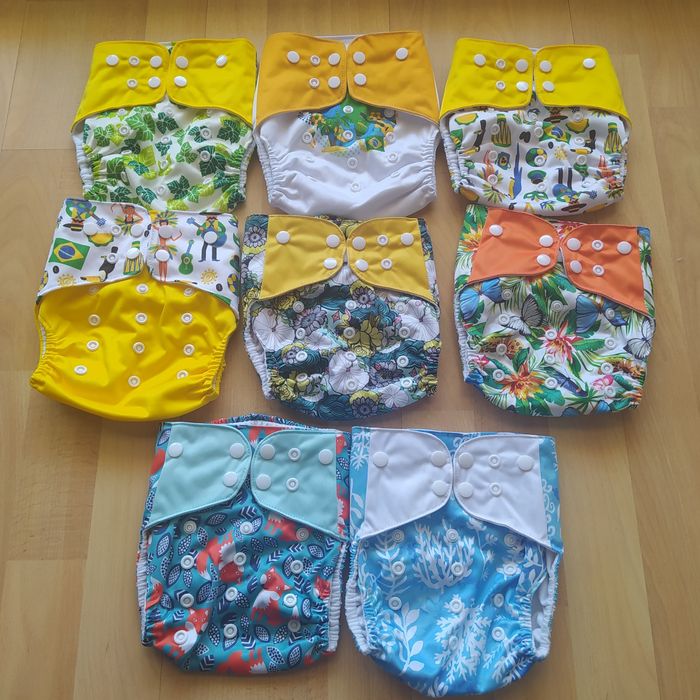 Fraldas reutilizáveis de bolso