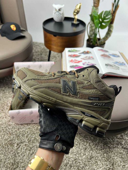Зимові Чоловічі Кросівки New Balance 740 (Хутро)41-45 Без Предоплати