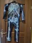 Strój kościotrupa na halloween  128 7-8 lat