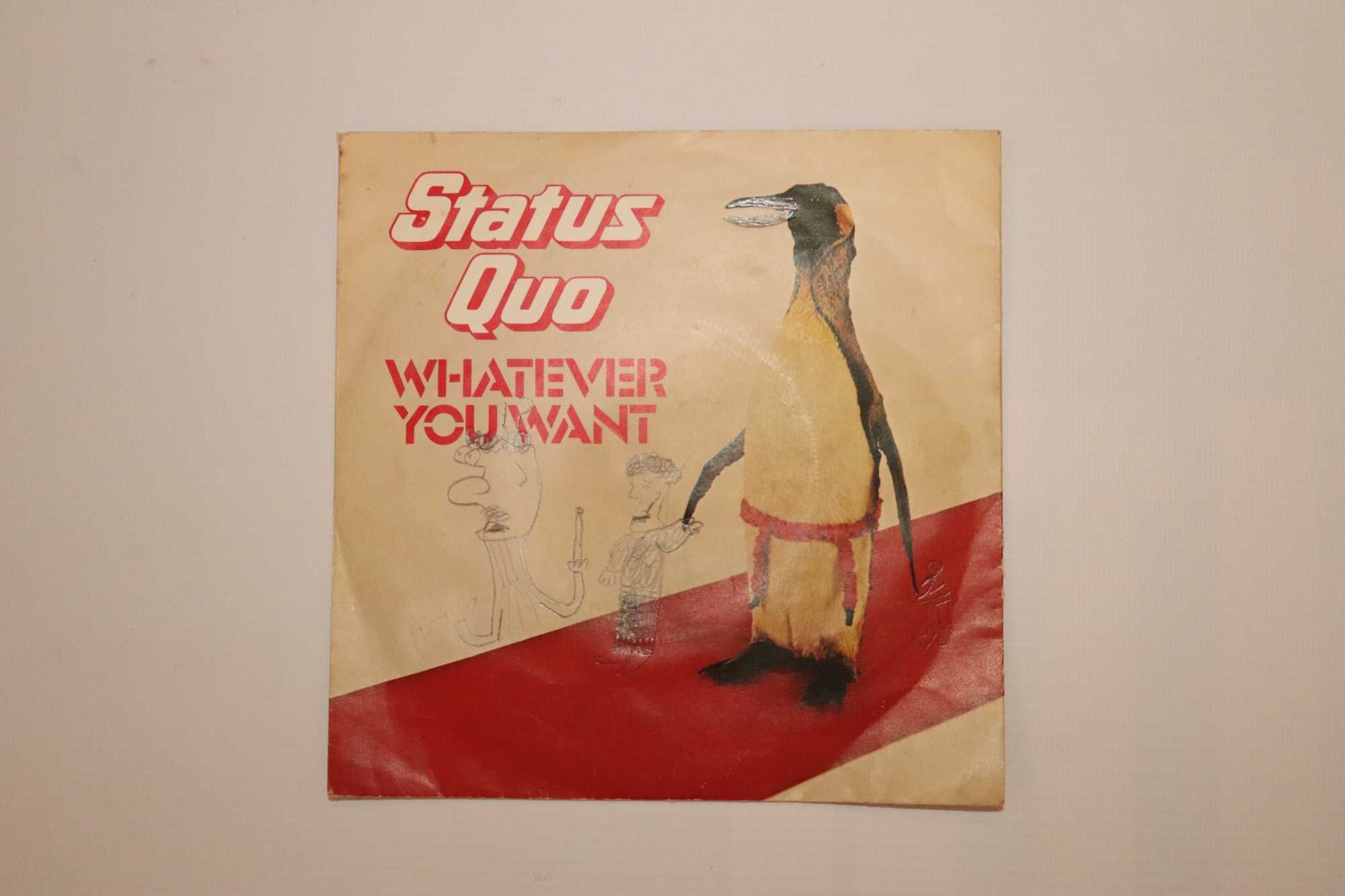 Vinil Status Quo - Whatever you want / Hard ride (1979)