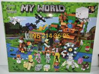 Конструктор Майнкрафт Minecraft 63039 Большая компания Стива 986 дет.