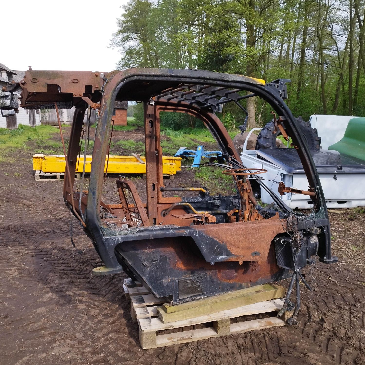 Kabina ładowarki teleskopowej JCB agri super rama