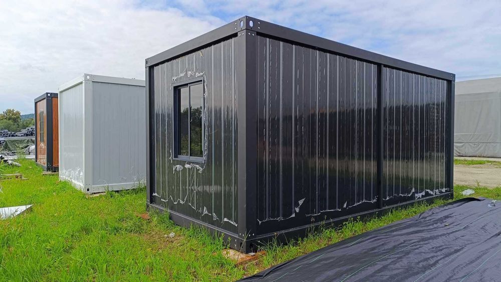 Kontener 6x3m Biurowy Socjalny Magazynowy Budowlany DO ZŁOŻENIA