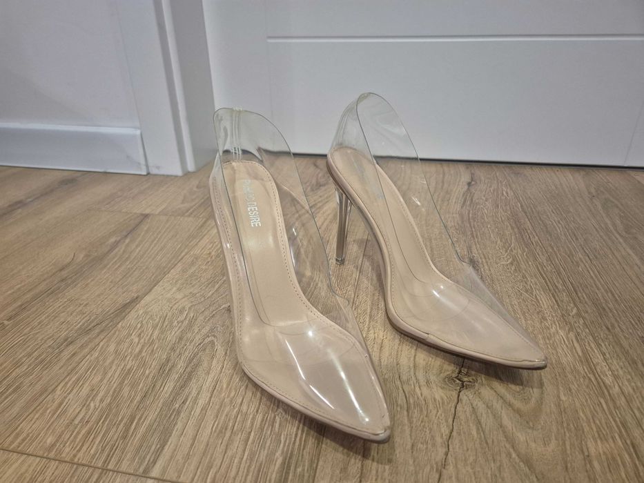 Szpilki transparentne r. 41