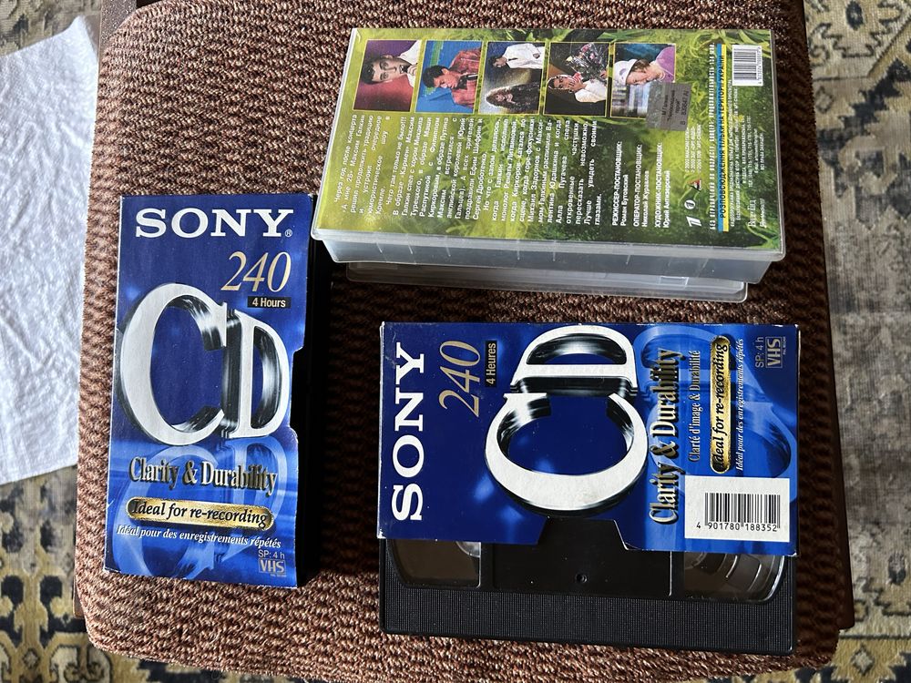 Відкокасети Sony 70грн за всі