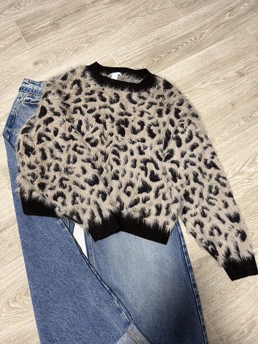 Кофта в леопардовий принт h&m