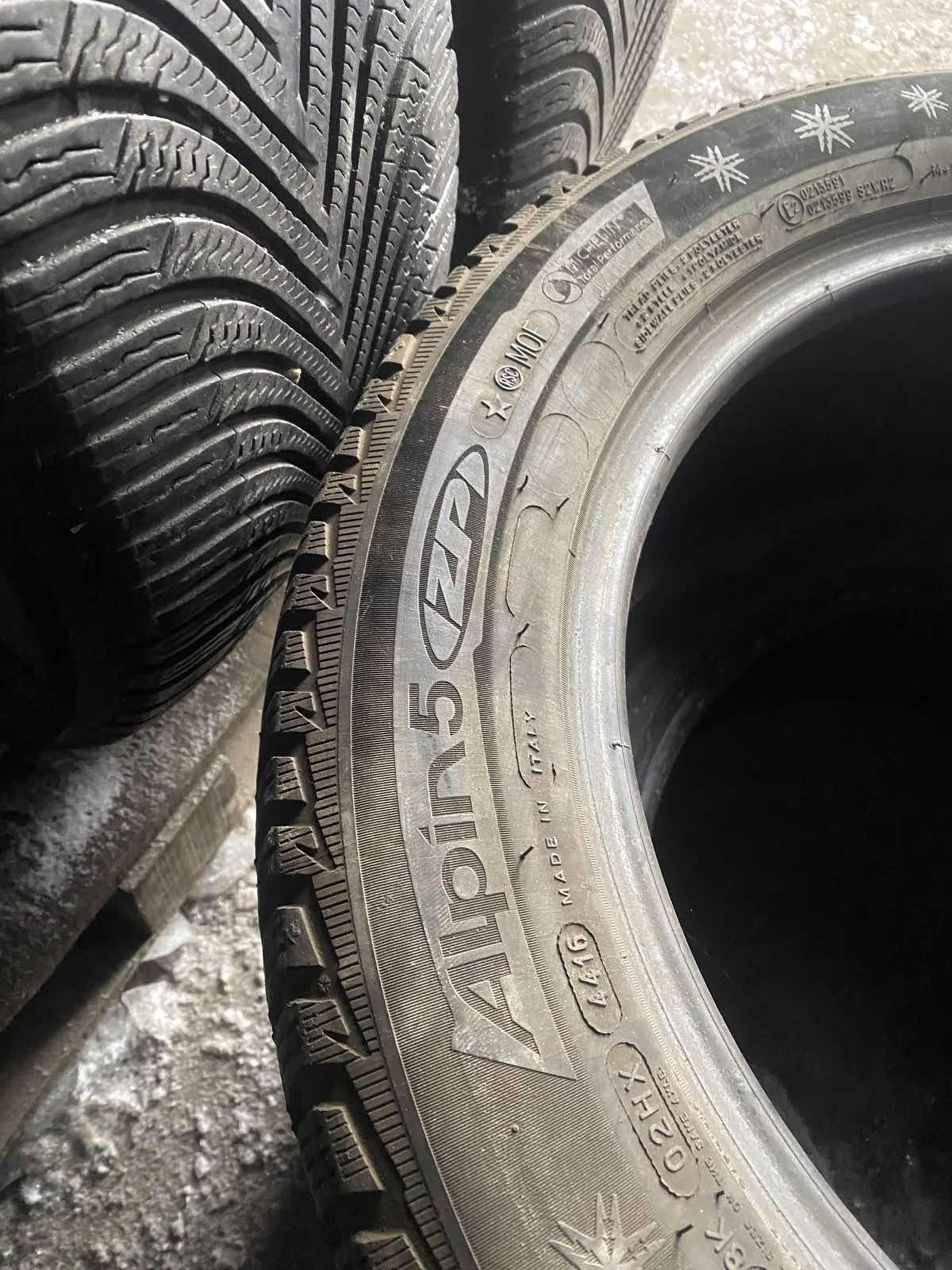 225.55.17 Michelin 4шт зима БУ склад шины резина из Европы 55 R17 RFT