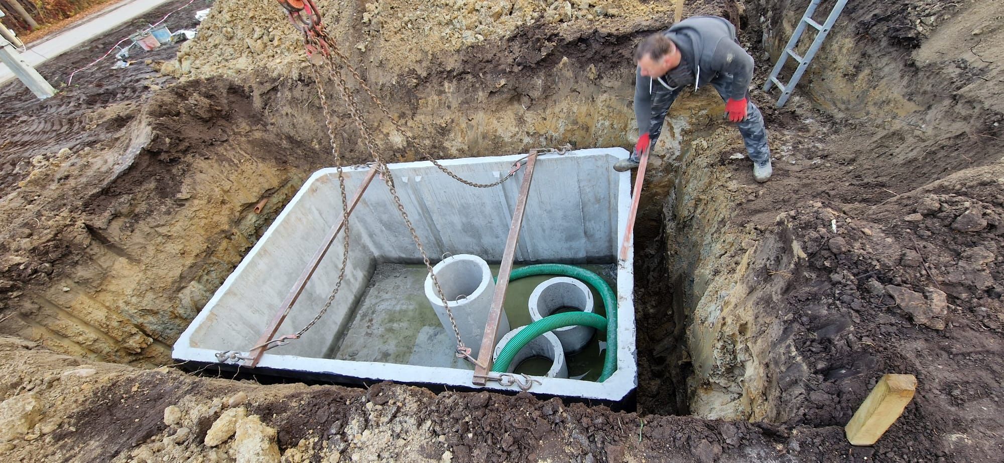 Szambo betonowe piwnica ogrodowa zbiornik na wodę 10m3