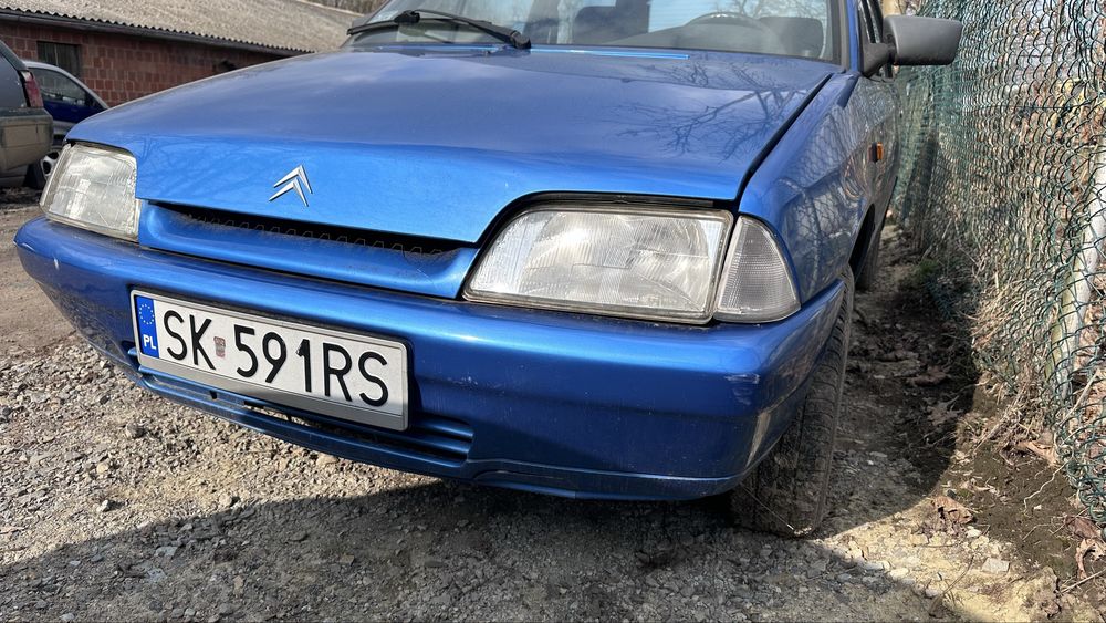 Citroen ax części niebieski