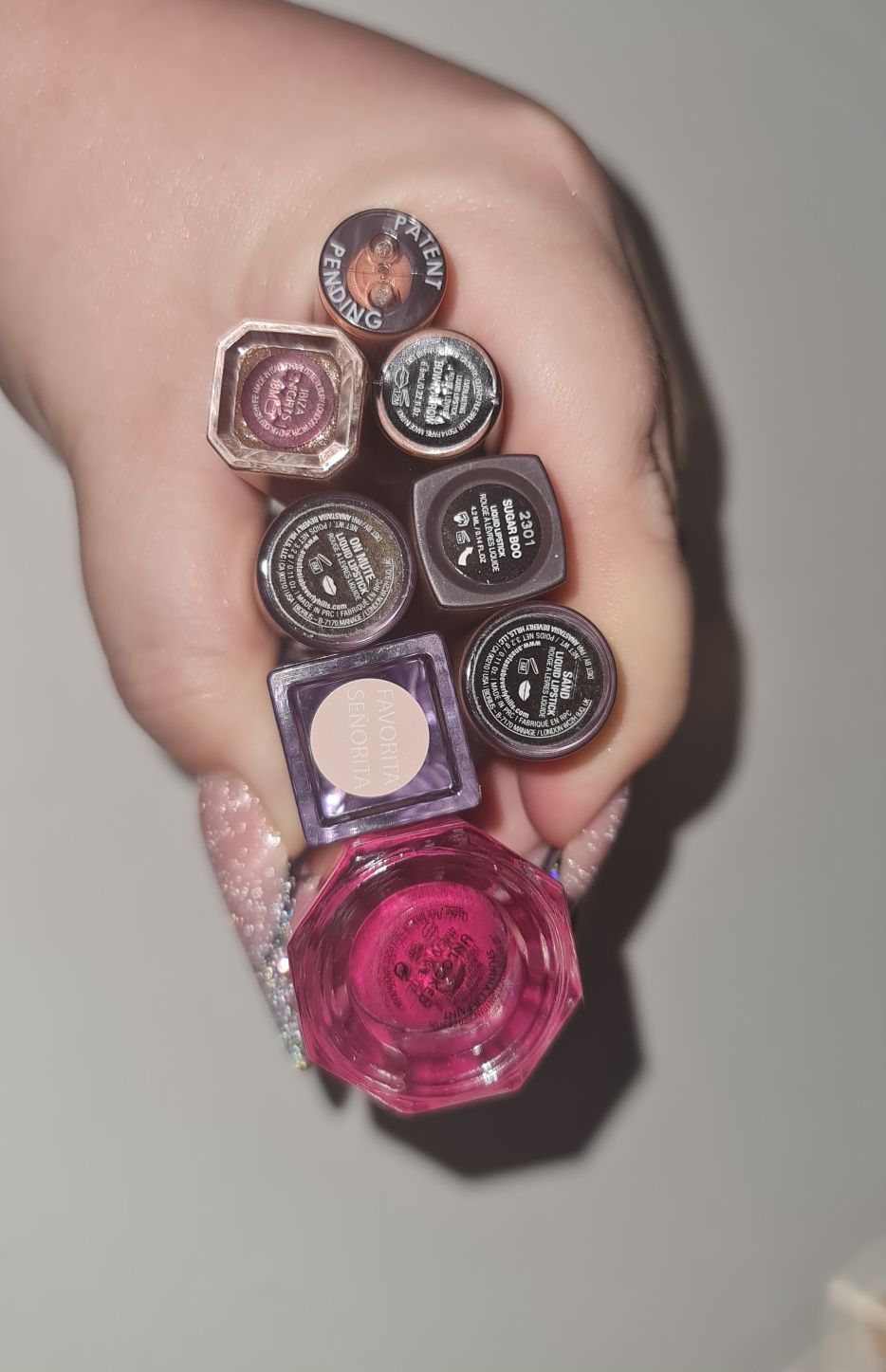Pomadki Sephora Abh, Huda, Fenty...