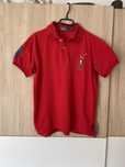 Koszulka Polo Ralph Lauren S M czerwona big pony vintage y2k