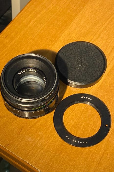 Объектив Helios 44-2 58 мм f/2 + адаптеры Canon и Nikon