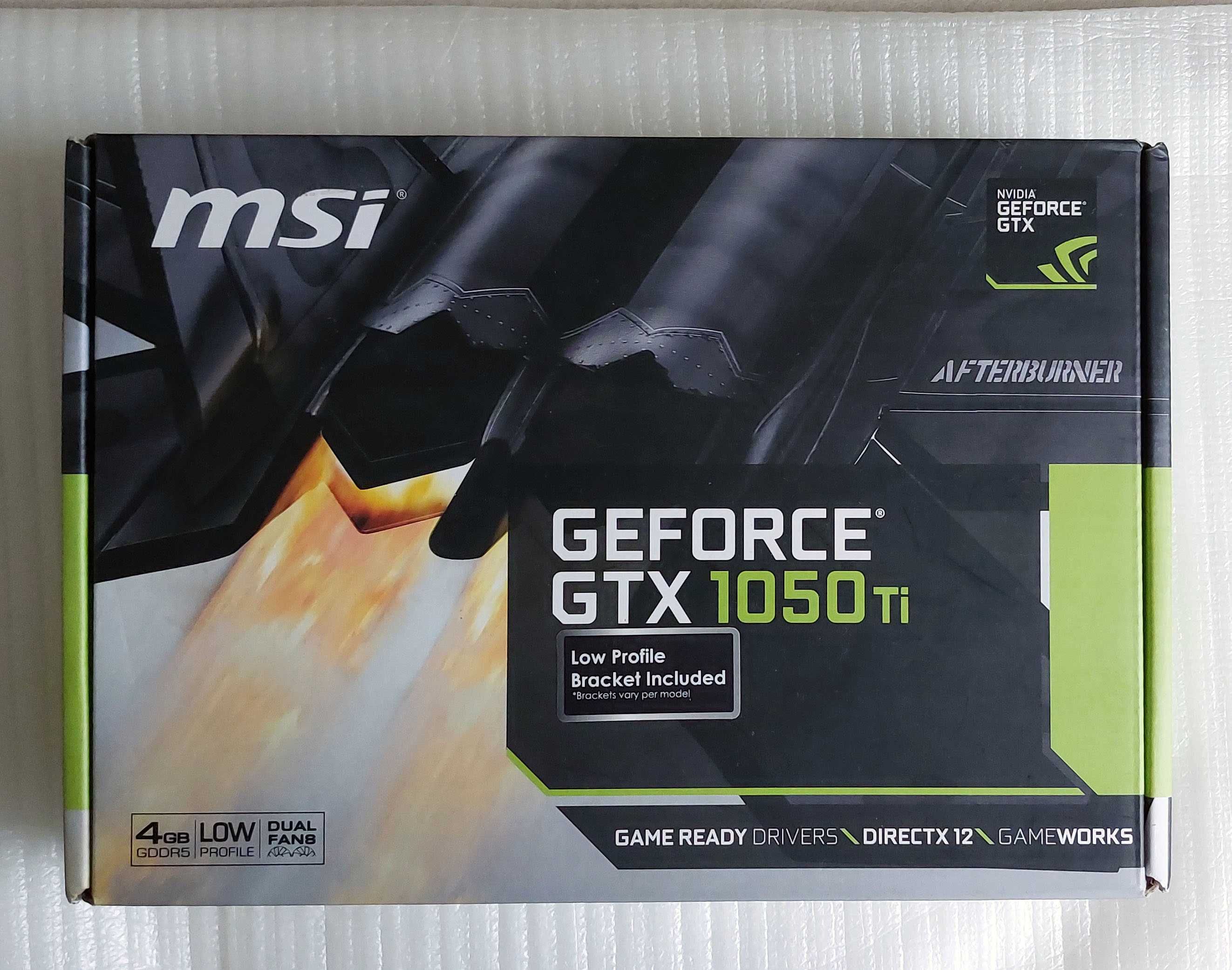 arta graficzna MSI GTX 1050 Ti 4GT Low Profile