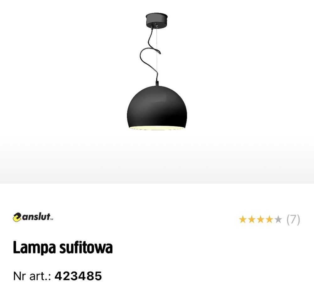Lampa sufitowa 2 sztuki