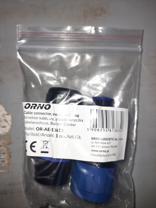 Konektor kablowy gniazdo i wtyczka Orno OP-AE 13612 IP68 21szt 100zł!