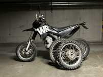 Yamaha WR 250X supermoto + koła enduro WR 250R, nie CRF DRZ D-RZ KTM