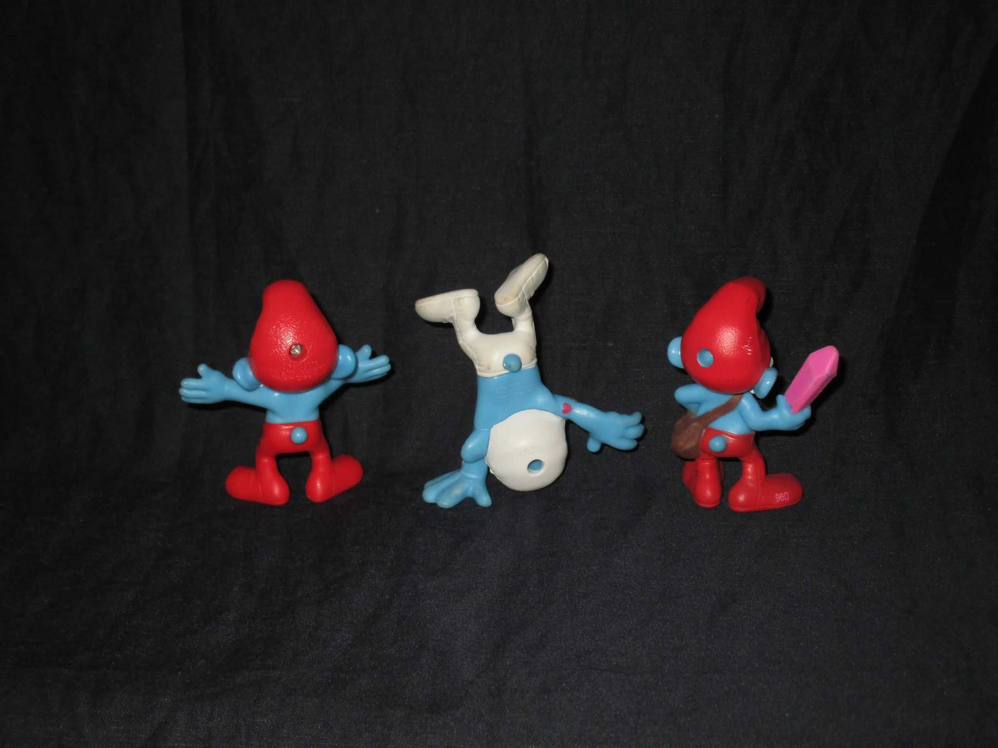 3 bonecos Estrunfes Smurfs Estrumpfes