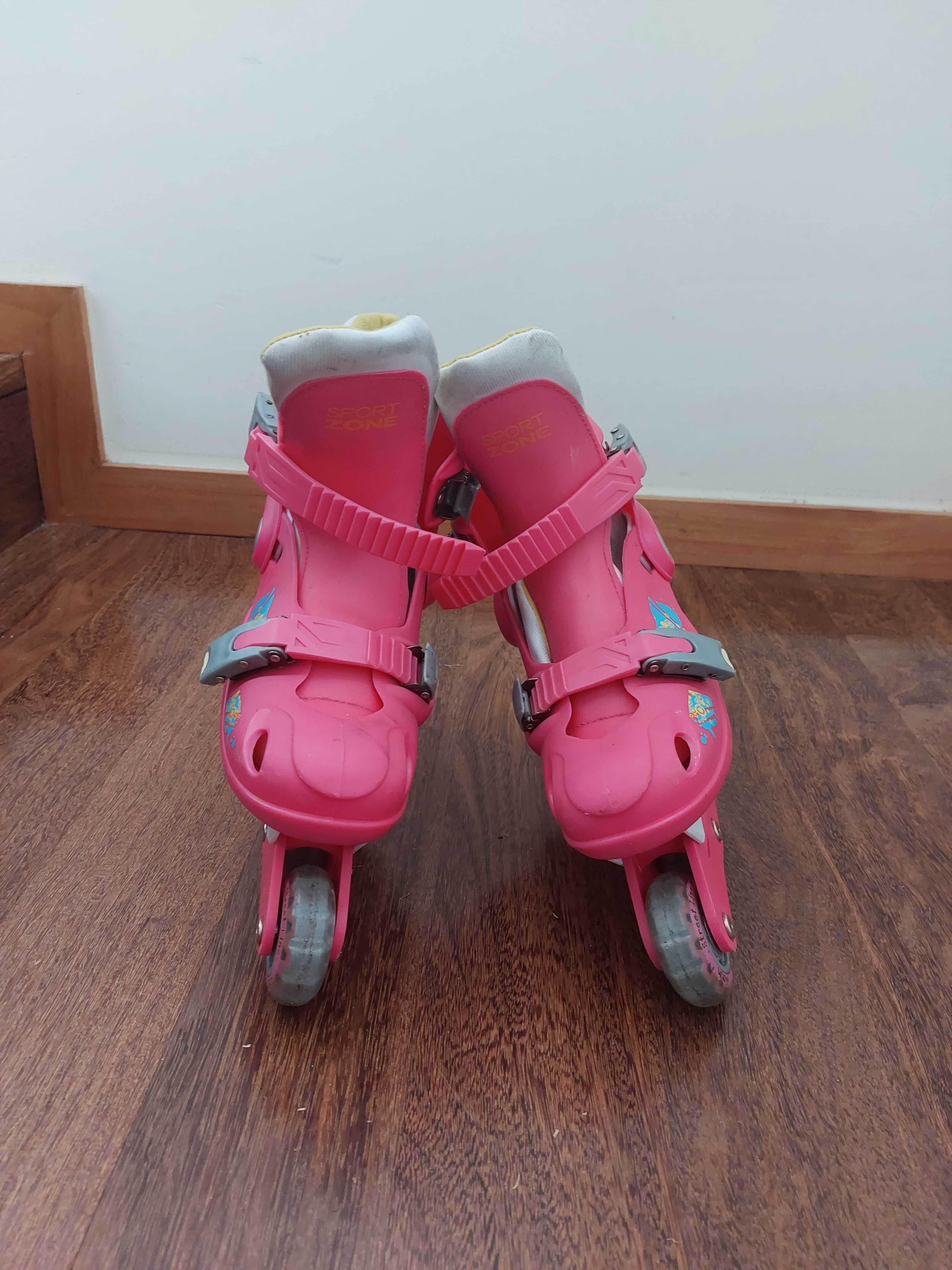 Vendo patins e capacete para criança